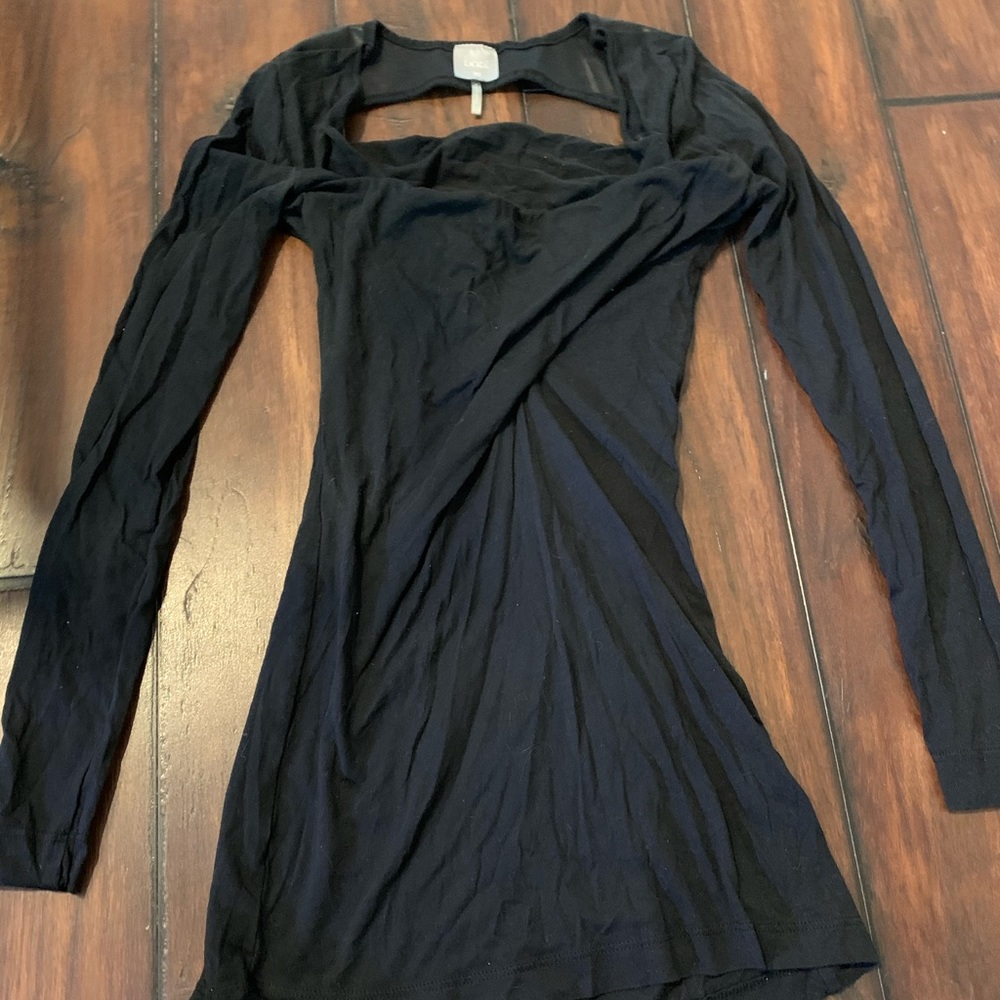 BEAUTIFUL Bobi top with leather shoulder
